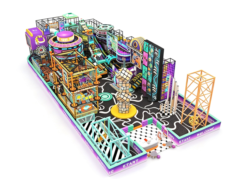 Indoor Playground Equipment for Trendy Play Centers